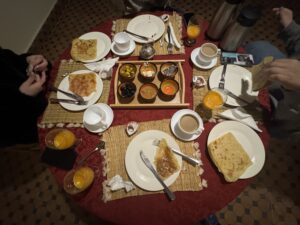 A shared meal in Morocco